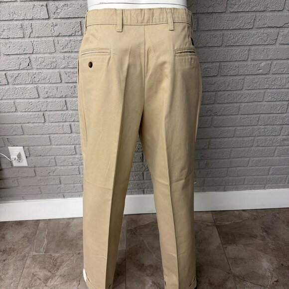Vintage Khaki Dockers Men’s Loose Fit Trousers Dress Pants Size 34 x 30 - Picture 2 of 9
